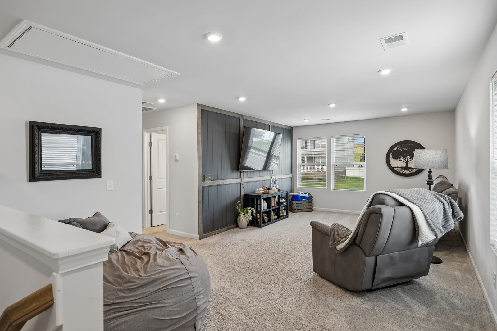Upstairs bonus room at 123 Millbrook Drive